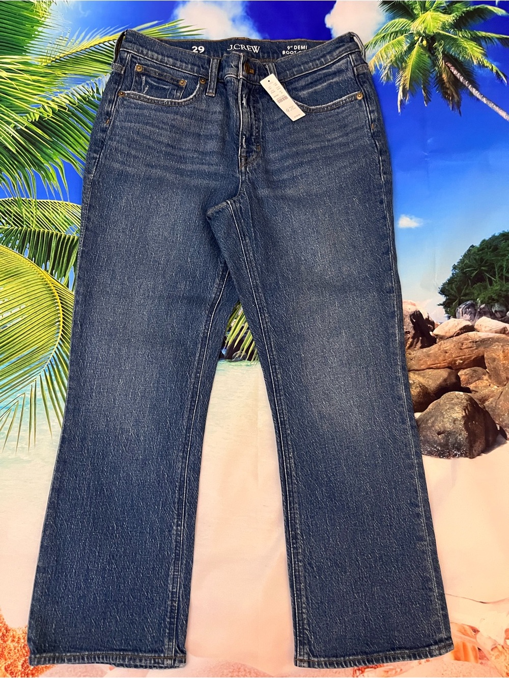 J.Crew 9” Demi Boot Crop Jeans - Picture 5 of 12